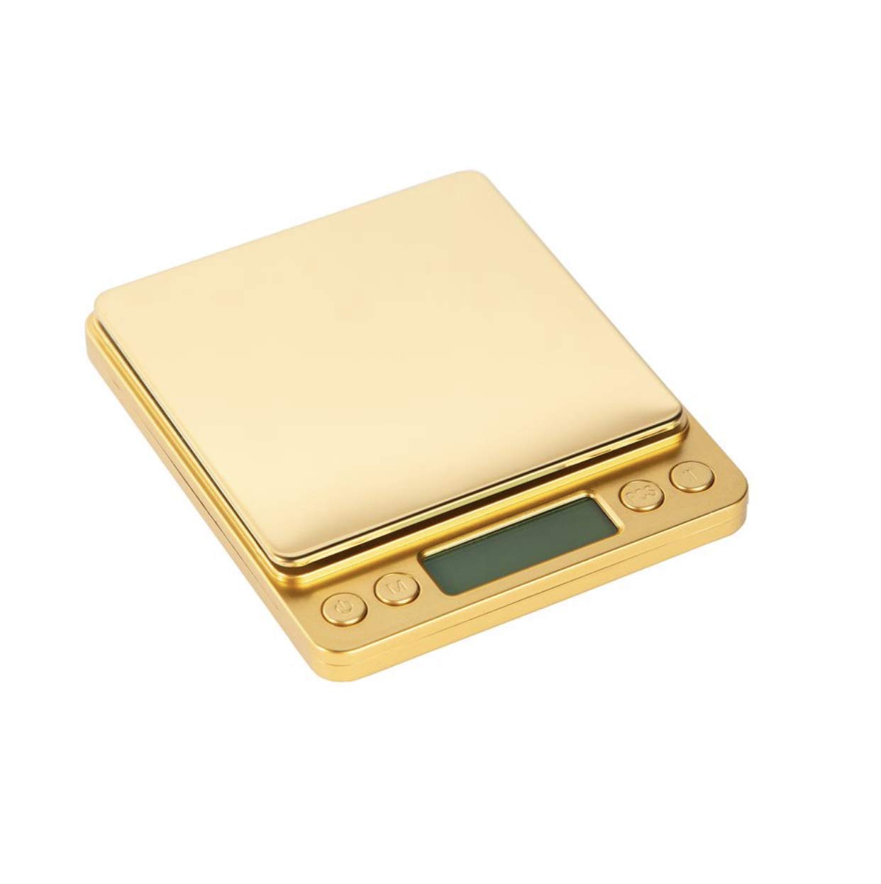 Street Kingz Gold Digital Scale - High Precision 500g Capacity Food Scale with Multi- Unit Conversion & Piece Counting - Includes 2 Weighing Bowls & 2 AAA Batteries