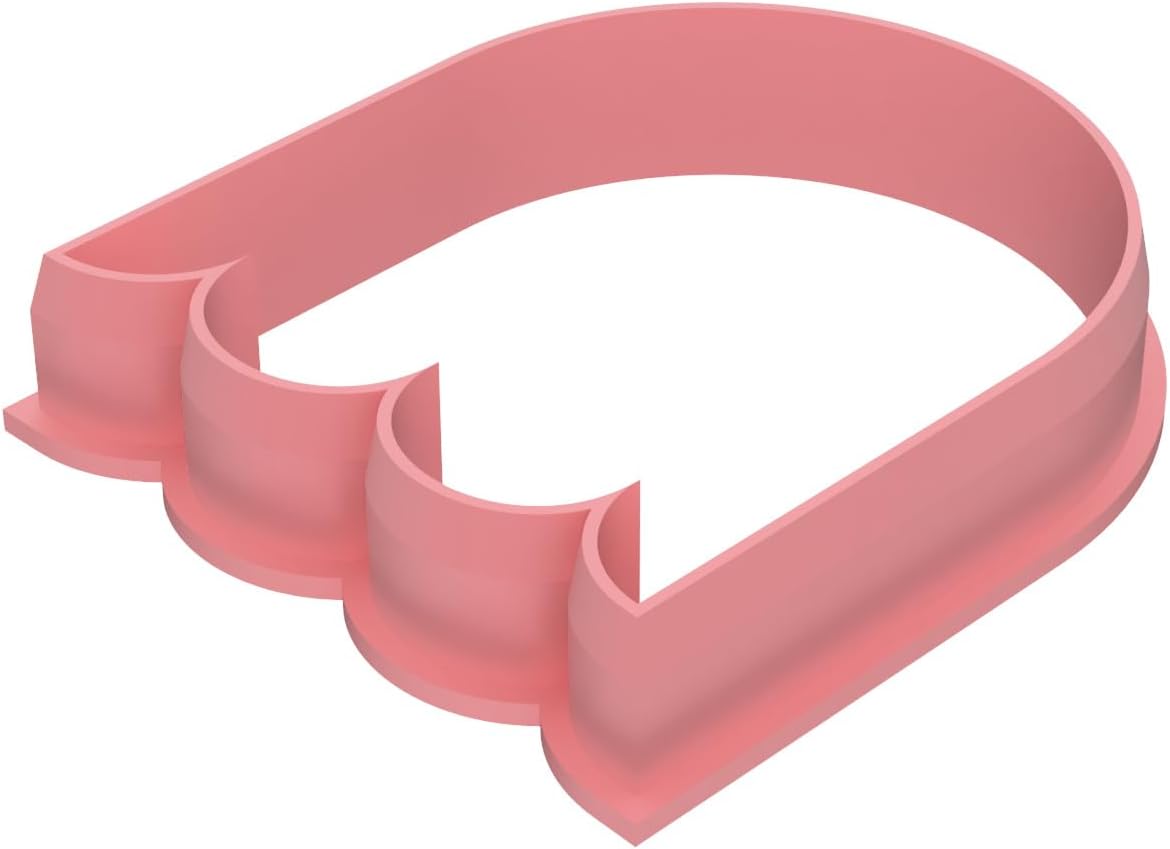 Halloween Ghost Faces Cookie Cutter and Stencil Set Bundle Kit PYO Cookies Paint Your Own Diy Bakery Fondant Sugar Happy Birthday Wedding Baby Candle Kids Painting Coloring Pages Comb (Ghost Faces)