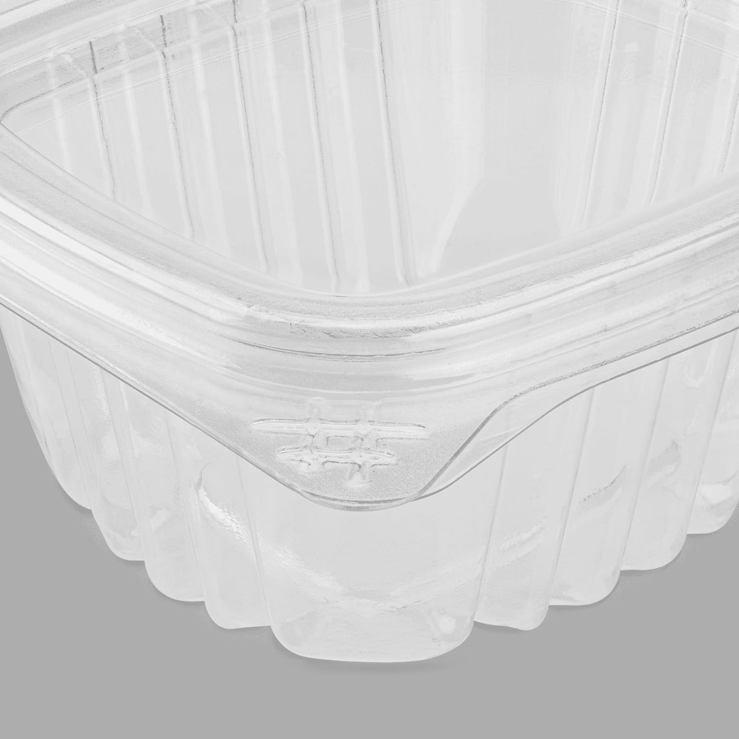 Karat 6oz PET Clear Clamshell Deli Containers - Leak-Resistant, Easy Seal for Freshness, Ideal for Salads, Fruits, Sides & Desserts - Multipurpose Plastic Take Out Food Containers (Pack of 400)