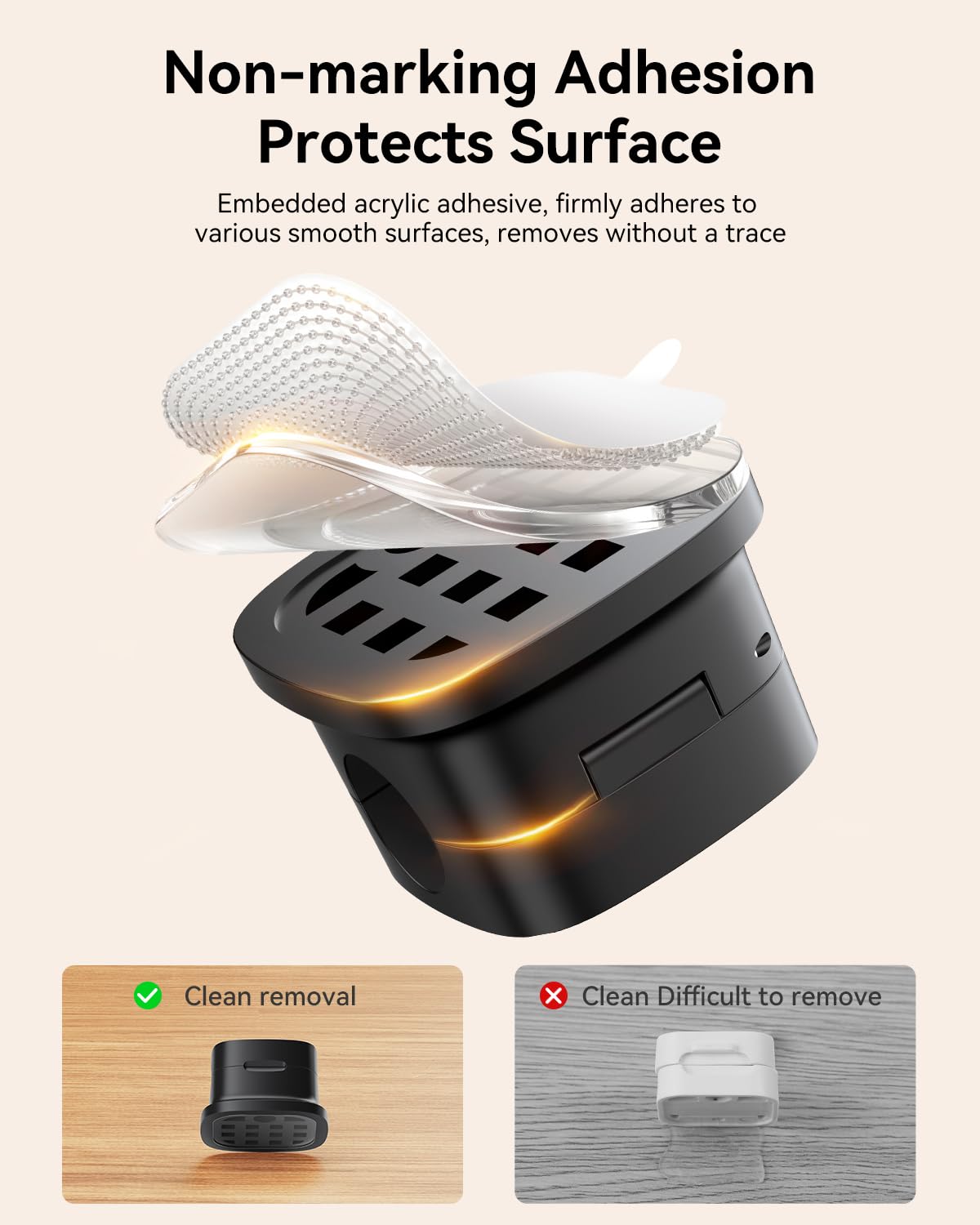 12 Pack Cable Management Cord Organizer,Magnetic Cable Clips-1s Lock,Rocoren Desk Adhesive Cord Cable Clip Wire Holder Keeper for Phone Charger Wire,Nightstand,Car,Office,Desktop Accessory,Black