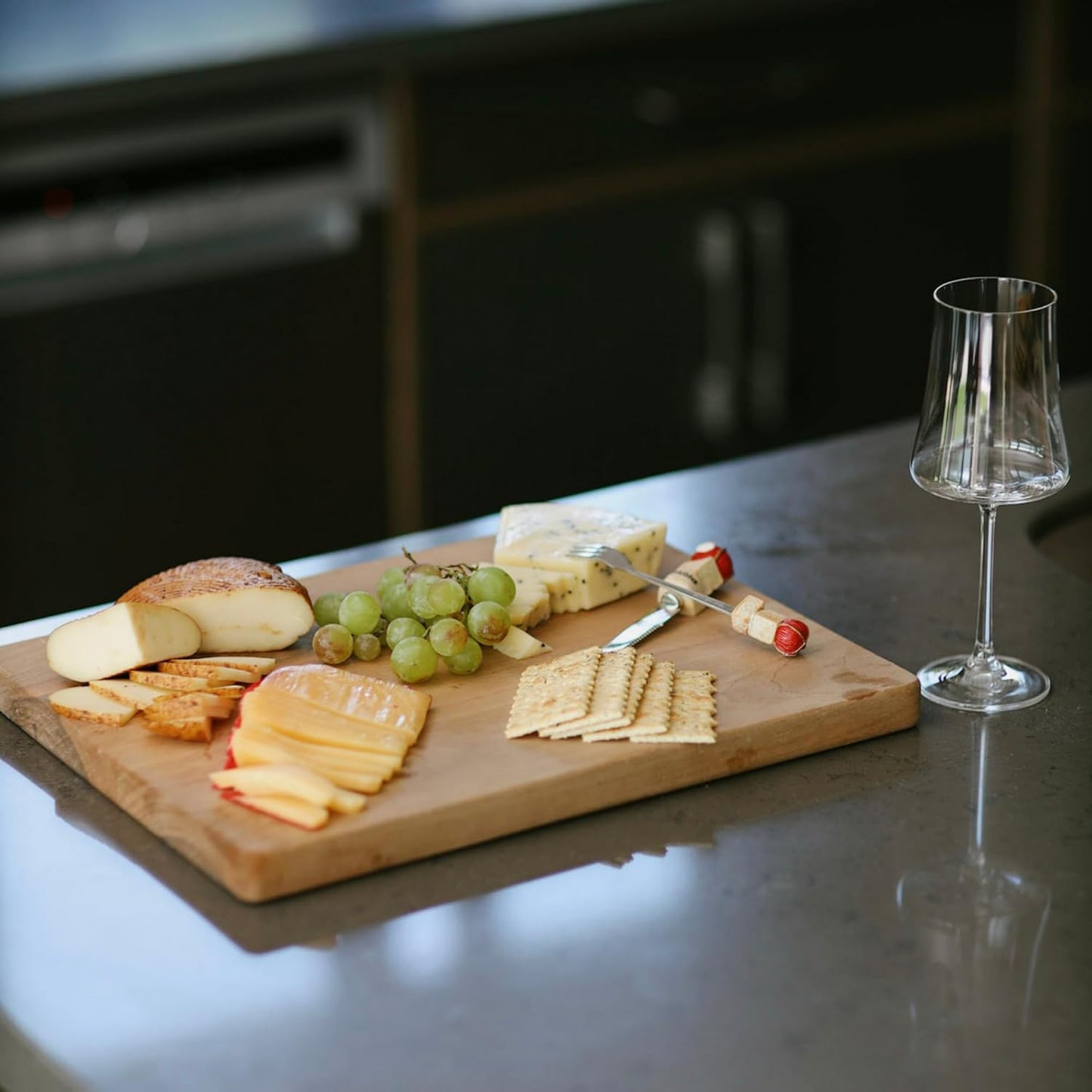 Pennsylvania Woodworks Walnut Wood Cutting Board with Juice Well, 17 x 14 inches, Made with premium US Walnut wood in the USA