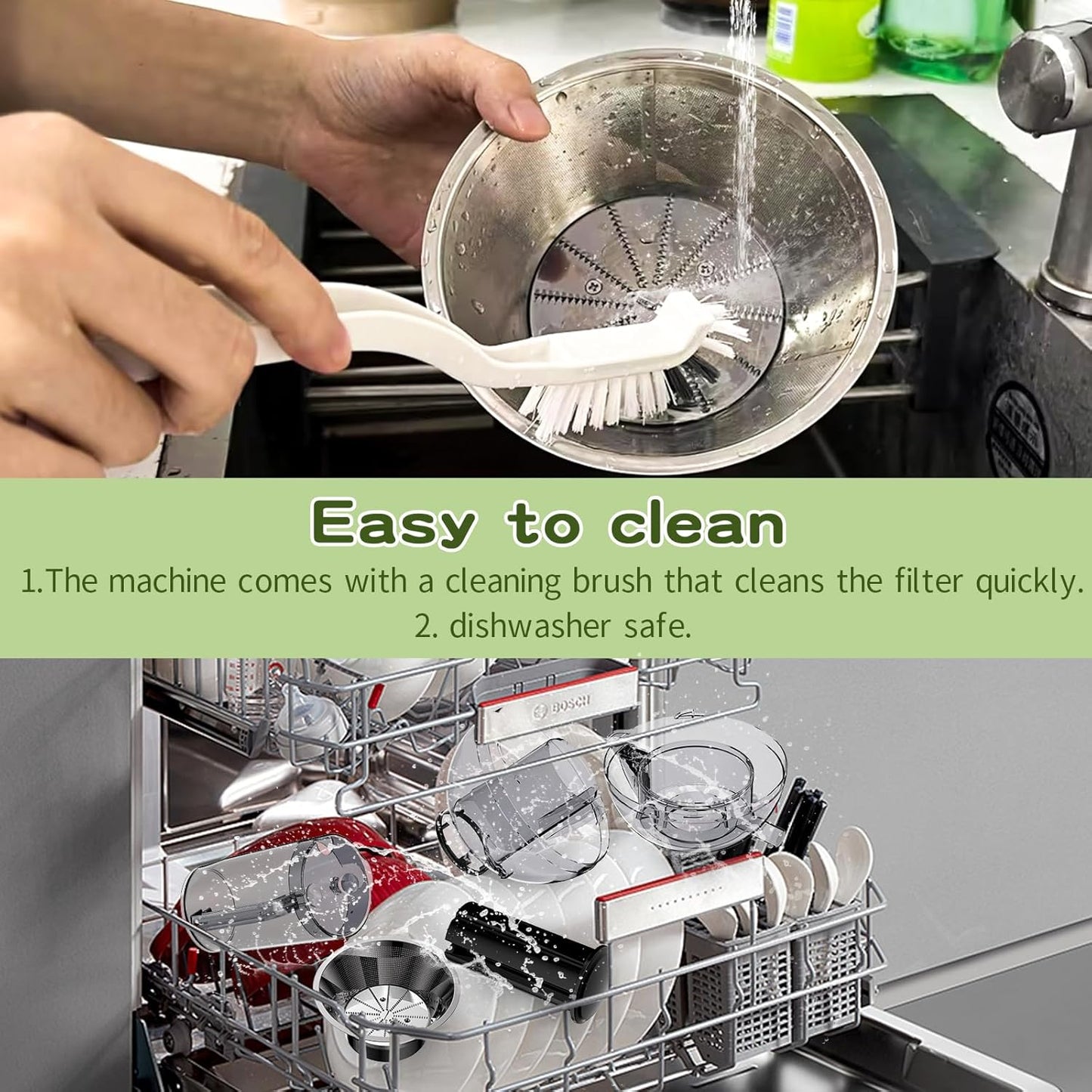 Juicer Maker,Vospeed Juicer Machines,750W juicer machines vegetable and fruit,With 3.5-Inch Wide-Mouth Feed Chute,Juice Extraction at Constant Temperature,With 1.2L Cup, BPA-Free,Easy to Clean (Black)