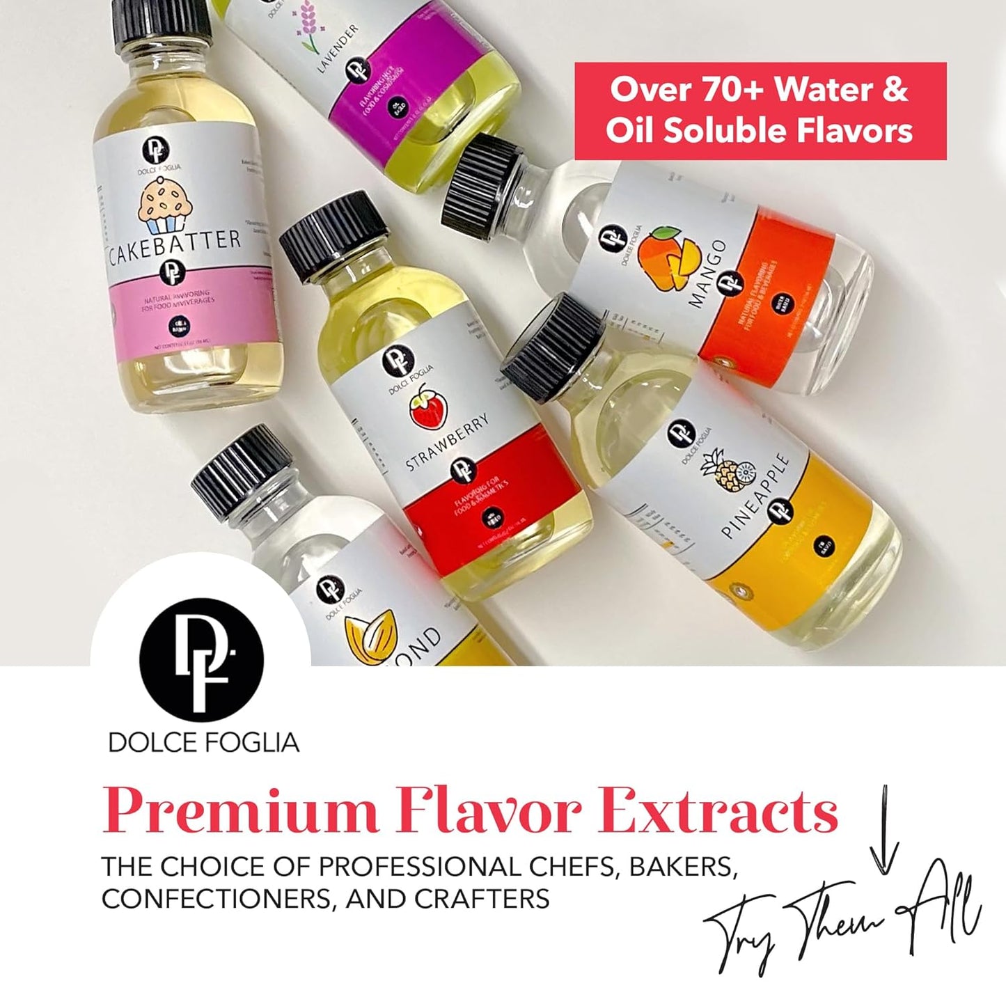 Dolce Flav Natural Habanero Extract (Oil-Soluble) 2 oz – Kosher, Sugar-Free, Concentrated Spicy Habanero Flavoring for Savory Dishes, Sauces & Confections, Includes Measured Dropper