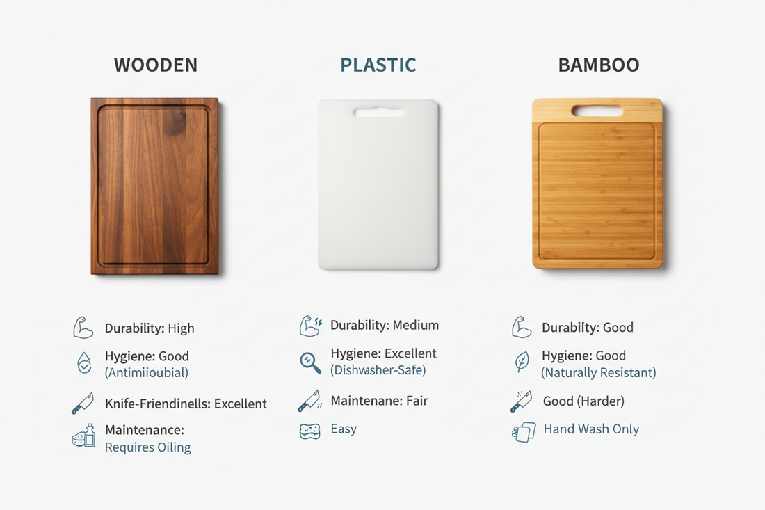 Best Cutting Board for Your Kitchen: Wood vs. Plastic vs. Bamboo Explained