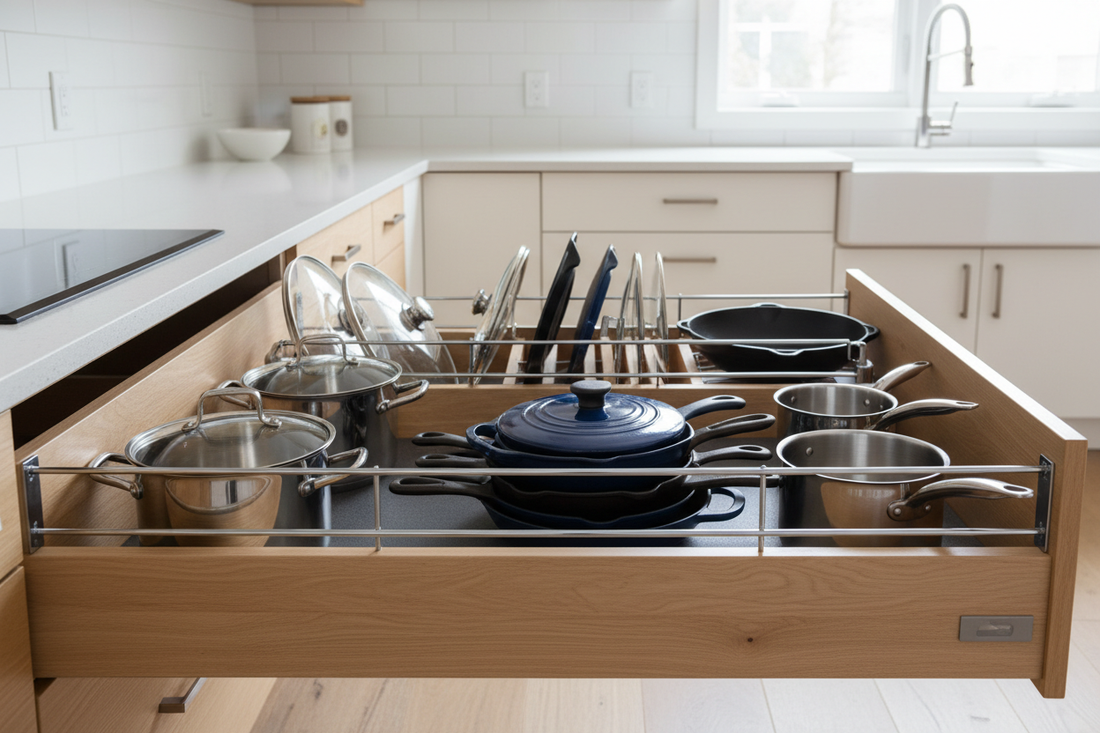 How to Organize Pots, Pans, and Lids Like a Pro