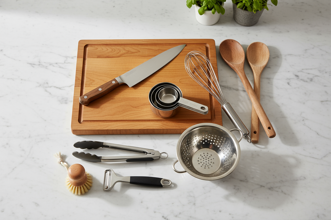 Essential Kitchen Tools Make cooking and cleaning easier with these must-have kitchen items.