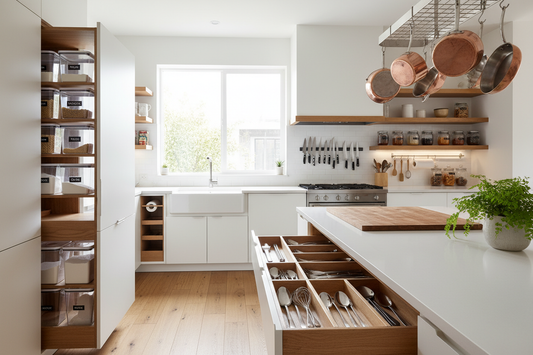 Smart Storage Solutions for a Clean and Organized Kitchen