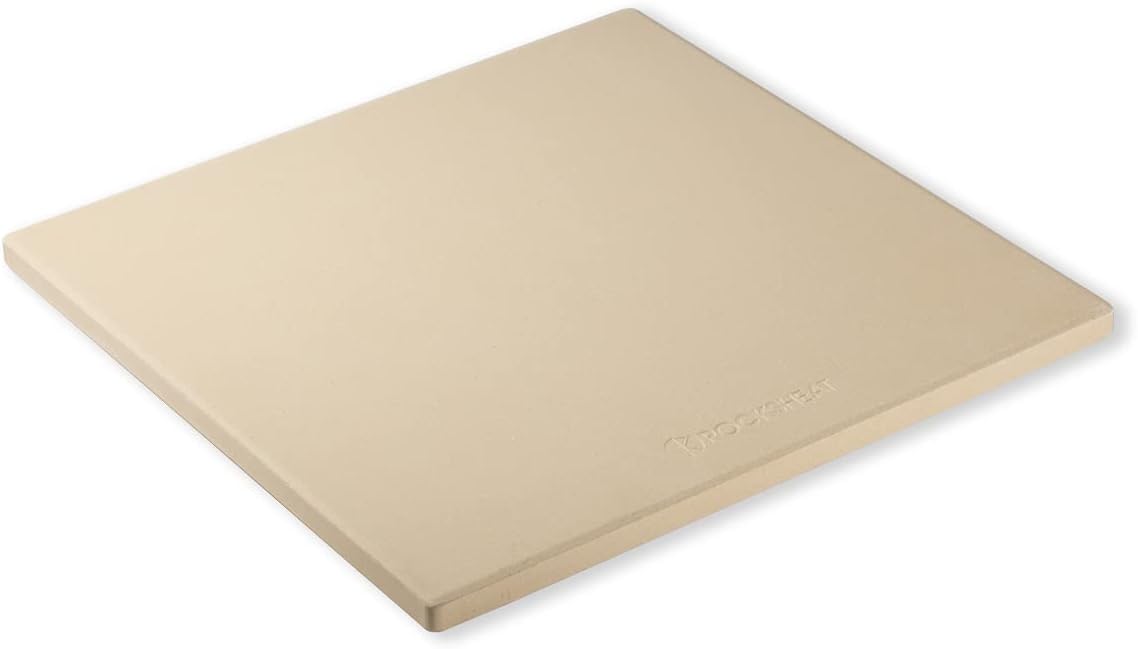 13.2" x 13.2" x 0.6" Square Cordierite Pizza Baking Stone Perfectly Compatible for Ooni Karu 12 Pizza Oven