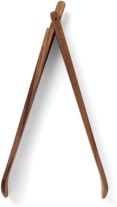 Ironwood Gourmet Spring Salad Tongs, 2.25 x 2.25 x 12 inches