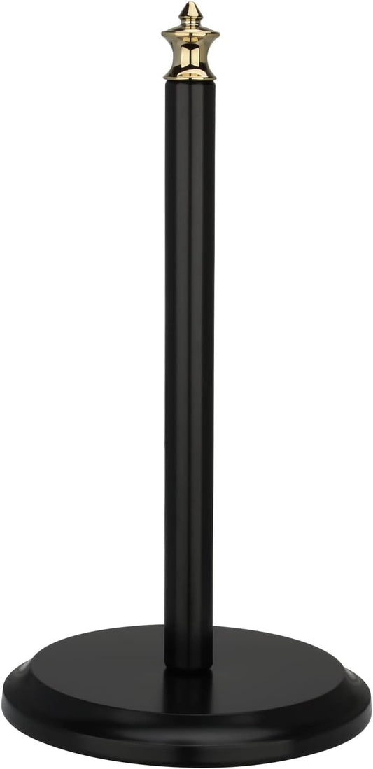 Akicon Paper Towel Holder Stand for Kitchen Countertop & Dining Room Table (Gold, Classical)