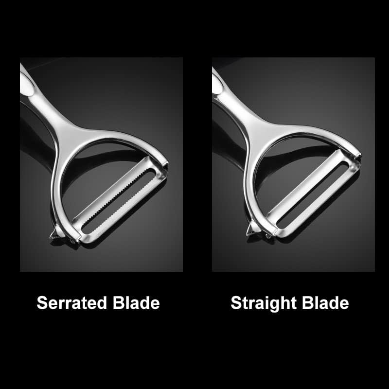 AMOUY Premium Peeler Set - Vegetable,Apple Peelers for Kitchen, Fruit, Carrot, Veggie,Potatoes Peeler,Y-Shaped Stainless Steel Peelers,with Ergonomic Non-Slip Handle & Sharp Blade,Good Sturdy (2PCS)