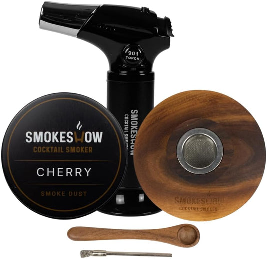 Bundle with Kitchen Torch, One Flavor of Wood Chips Cherry (No Butane Included)