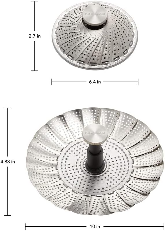 KitchenAid Universal Steamer Basket, 10-Inch, Stainless Steel