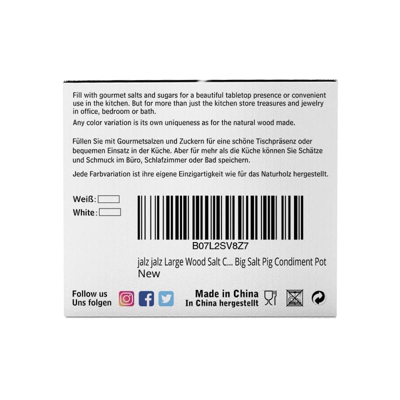 Large Wood Salt Box Salt cellar with Spoon Spice Salt Container salt holder Solid Natural Acacia Base White Grey Marble Lid Decorative Box Bowl Big Capacity Salt Cellar Spice Cellar