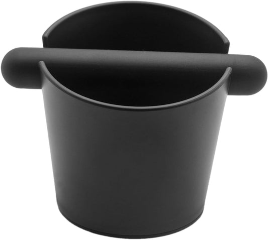 5 inch Coffee Knock Box Espresso Knock Box with a longer detachable Knocking Rod Shock-Absorbent Durable Non-Slip Base Espresso Machine Accessories Espresso Dump Bin for Home/Office