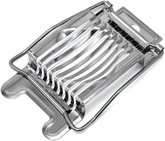 Egg Slicer for Hard Boiled Eggs, Stainless Steel Wire Multi-Purpose Egg Slicer, Kitchen Utilities, Can Cut Eggs Bread Mushroom Soft Fruit