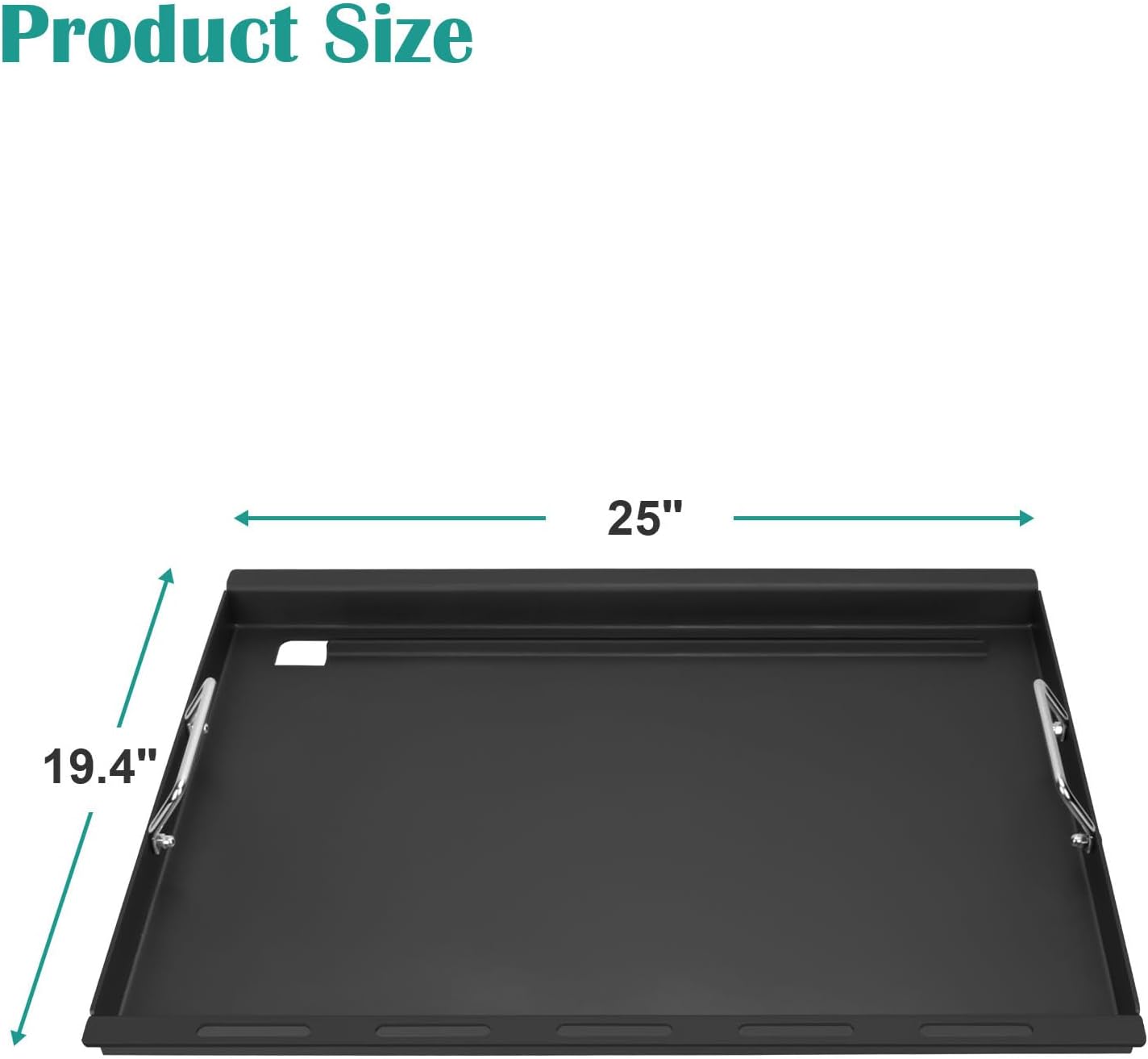 Full-Size Griddle Inserts for Weber Genesis 300 Gas Grill, Griddle for Weber Genesis 300 Series E-310 E-320 E-330 S-310 S-320 S-330 EP-310 EP-320 EP-330 CEP-310 CEP-330, Replace for 7524 Grate