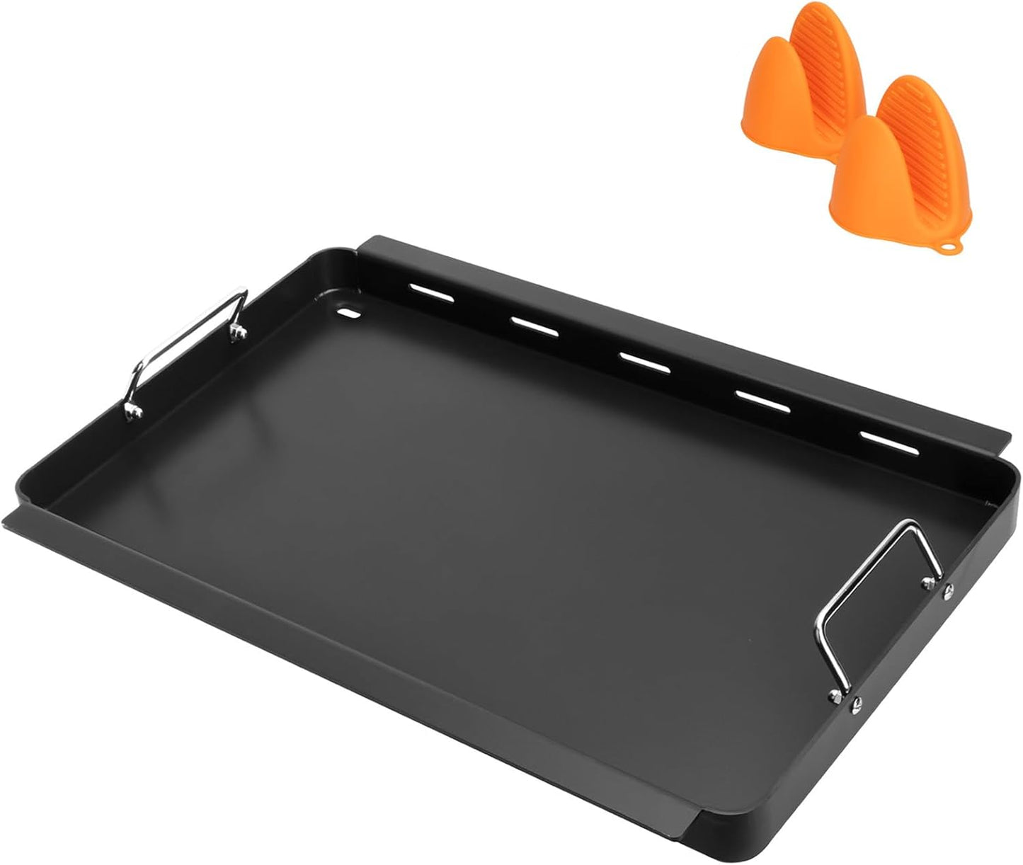 Full-Size Griddle Inserts for Charbroil Commercial Infrared 3 Burner 463242516 463242515 466242515 466242615 463367516 466242516 463342620, Flat Top Griddle Replacement for G466-0025-W1A G466-2400-W1