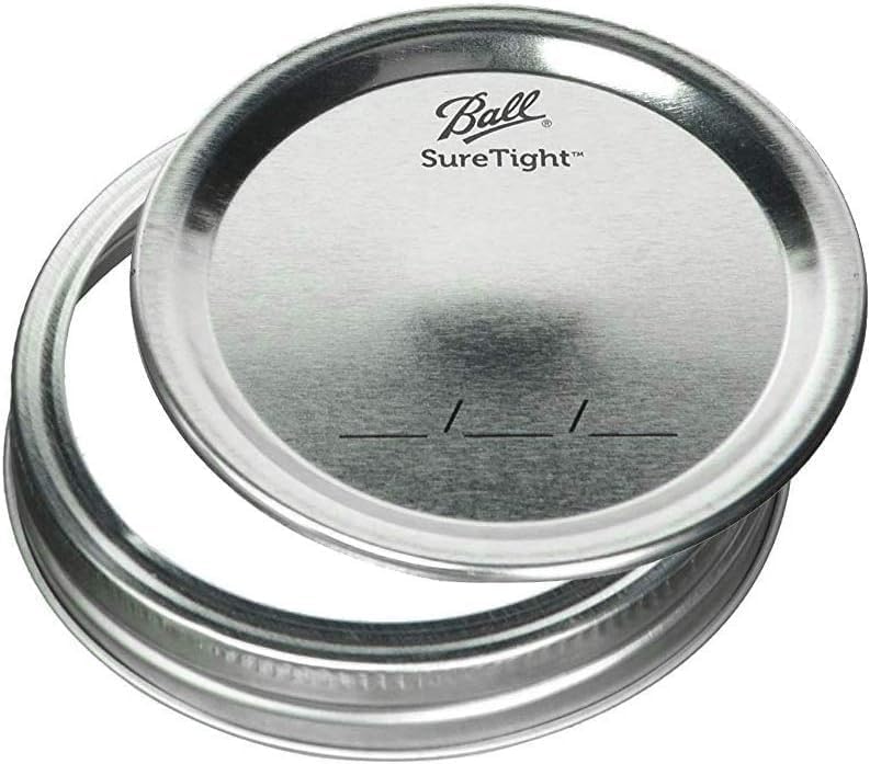 Ball Regular Mouth Glass Mason Jars with Lids and Bands, Used for Canning (Half Pint, 8 Ounce (Pack of 36))