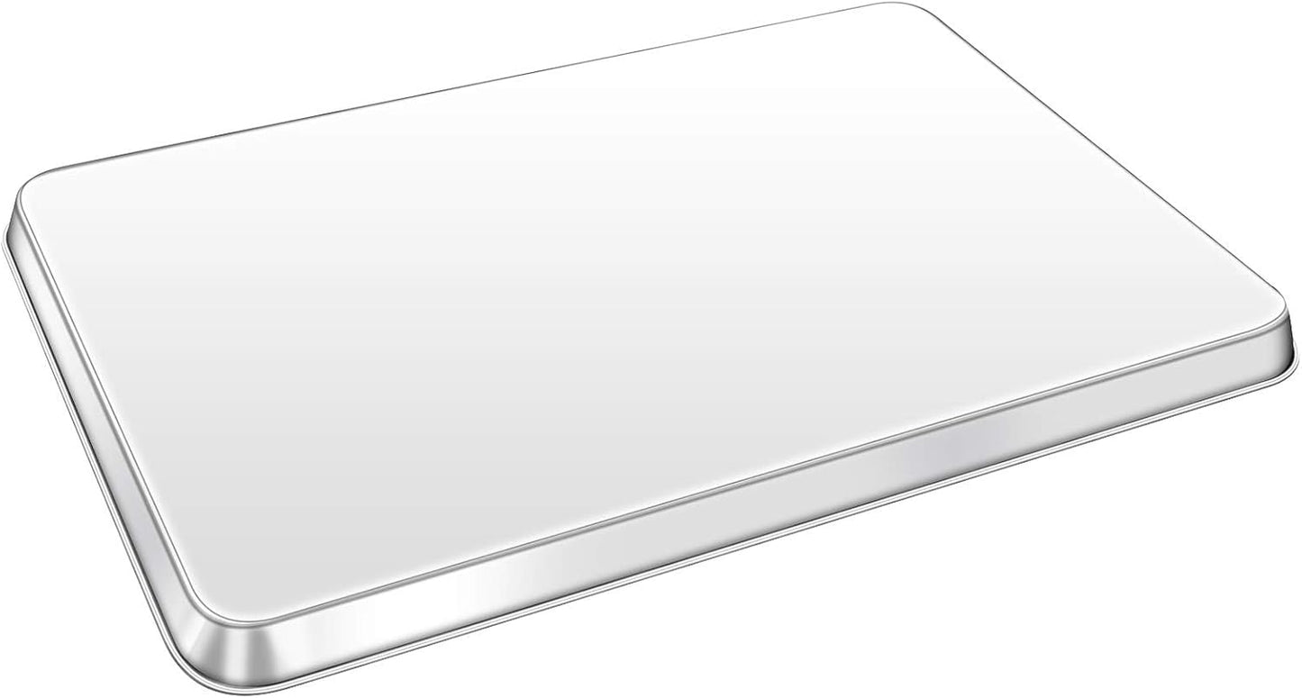 Baking Sheet, Yododo Stainless Steel Baking Pans Tray Cookie Sheet Toaster Oven Tray Pan Cookie Pan, Non Toxic & Healthy, Superior Mirror Finish & Rust Free, Easy Clean & Dishwasher Safe - 23½ inch