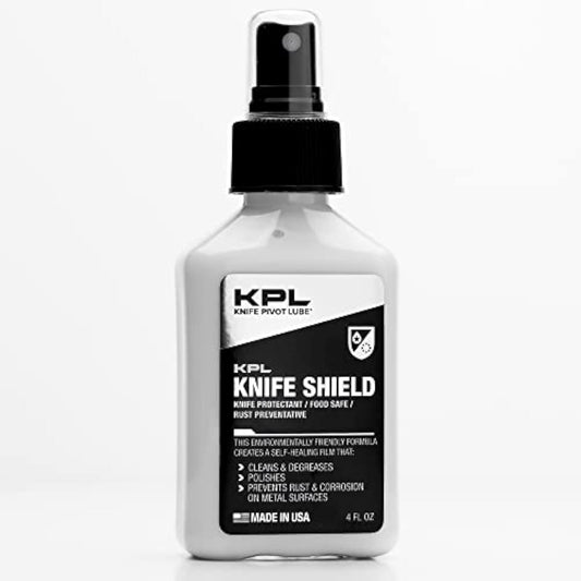 Knife Pivot Lube – Knife Shield Corrosion Preventive – Food Safe Rust Protection & Water Based Cleanser – 4 fl oz