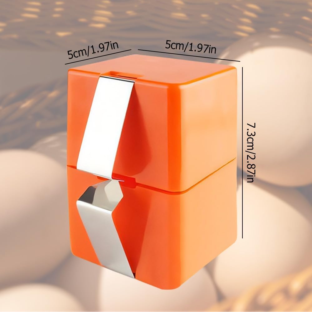 Stainless Egg Shell Opener, 2025 Upgraded Egg Shell Cutter Egg Shell Separator for Raw Eggs Gadgets, Quickly Cutting Off Cooked Eggs, Home Use Multifunctional Egg Cutter for Hard Boiled Eggs (3)