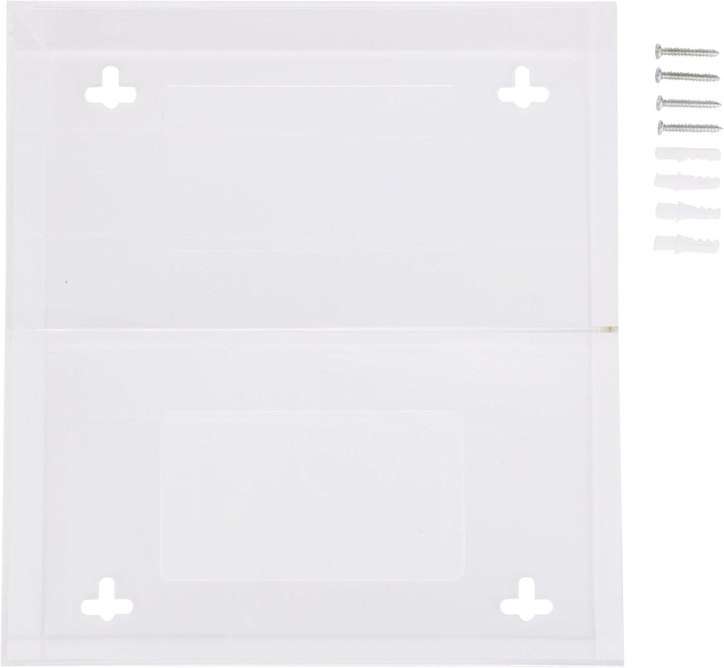 AMERICAN HOSPITAL SUPPLY Wall-Mount Double Glove Dispenser | Clear Acrylic Glove Box Holder with Individual Compartments | Double Layer | 10 x 10.95 x 3.5 in | Gloves Sold Separately