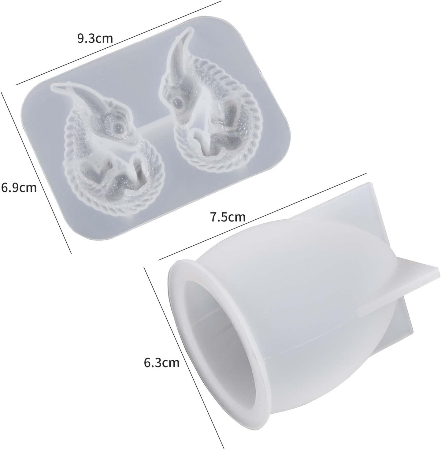 Dragon Mold Type-A Dragon Mold Dragon Egg Resin Mold Dinosaur Mold Candle Mold Lava Dragon Egg Silicone Mold for Resin Cake Mold Clay Resin Making Molds Candle Making Molds Craft Supplies