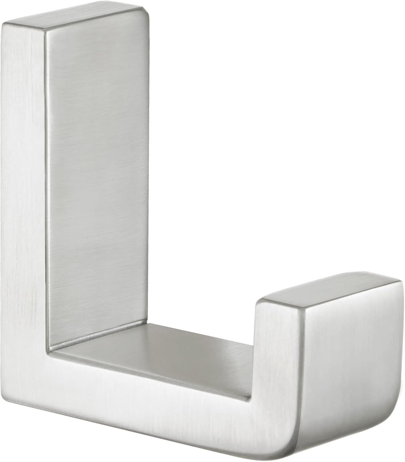 Angle Simple Towel Hook for Bathroom, SUS 304 Stainless Steel Shower Robe Coat Hook for Wall, Brushed Nickel