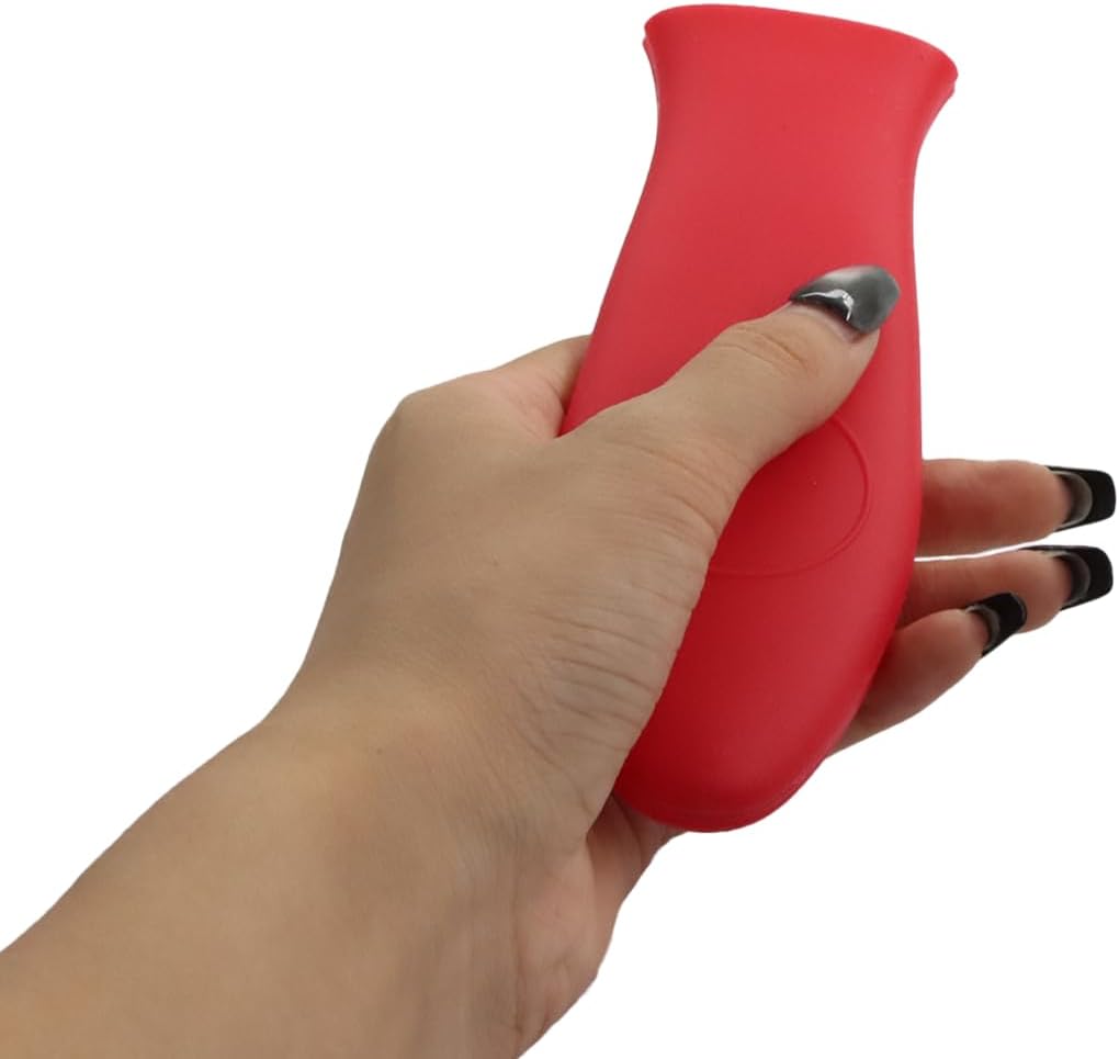 Silicone Hot Handle Holder Cast Iron Handle Cover Rubber Pot Handle Sleeve Heat Resistant for Frying Pans Griddles 4Pcs Mixed Color