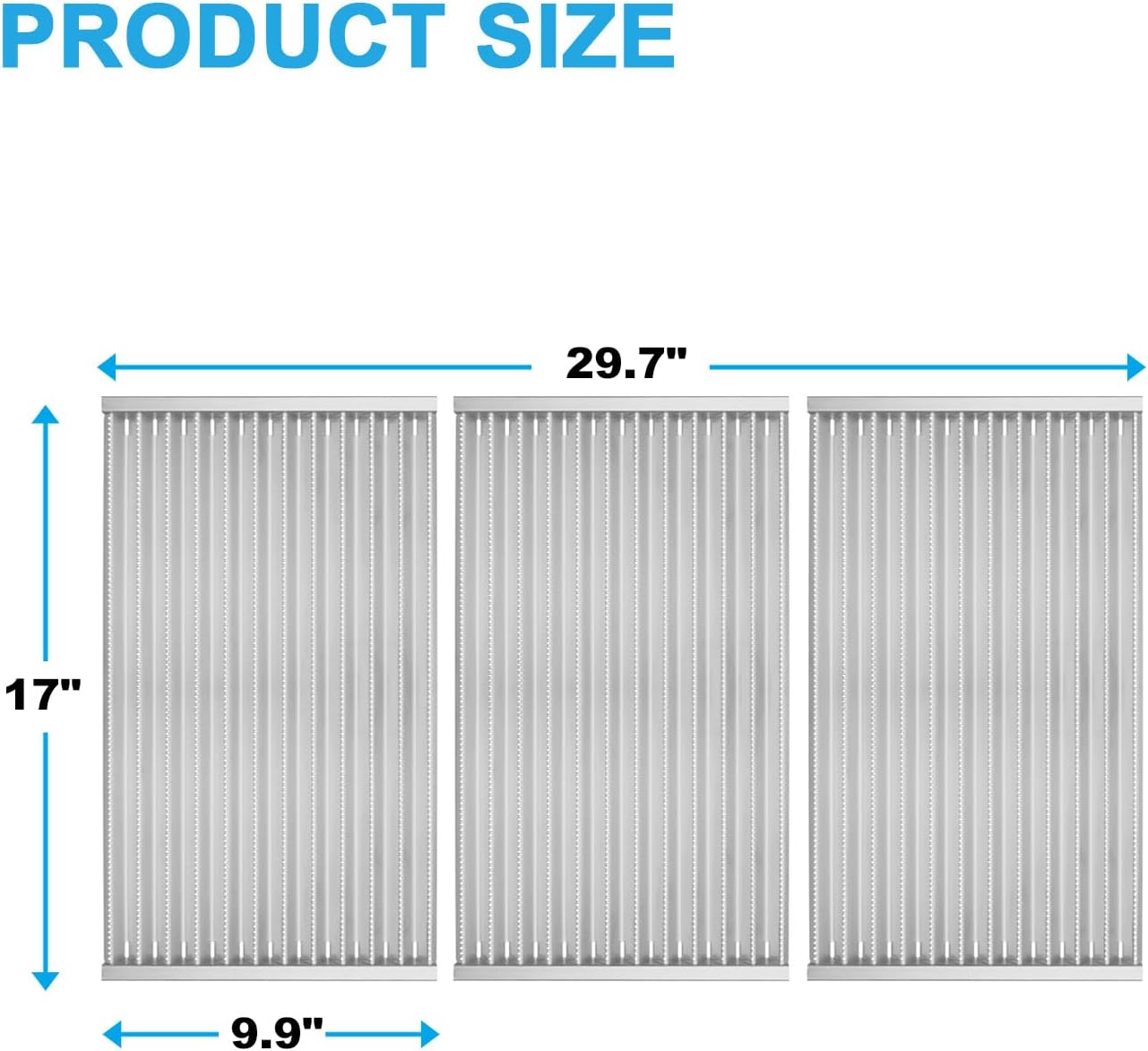 Emitter Plates for Charbroil Commercial Tru Infrared 4 Burner Grill 463242715, 463242716, 463276016, G533-2200-W1, 466242715, 466242716, 466242815, 466242816 463257520, 463255020, 466243219