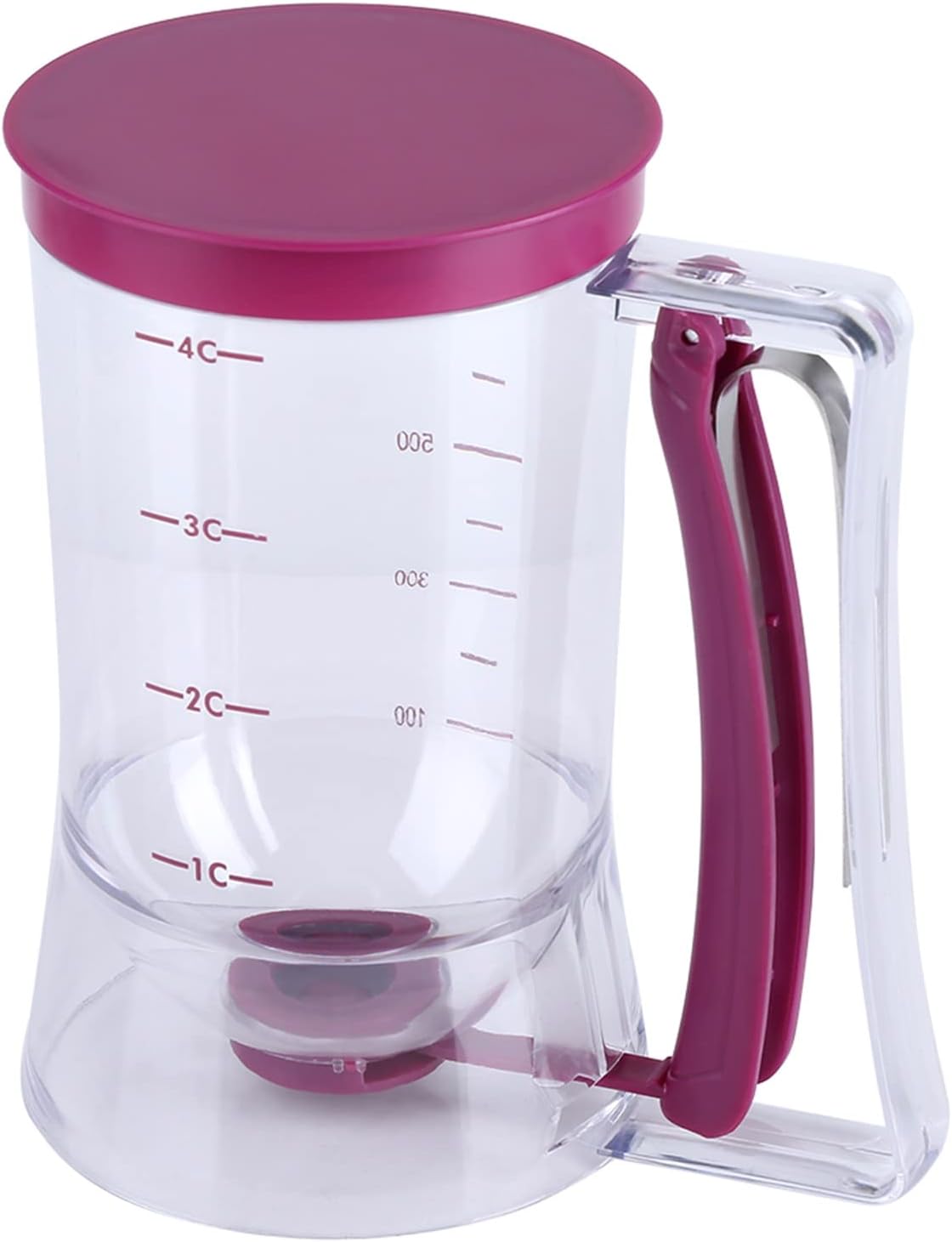 Pancake Batter Dispenser Separator 900mL Manual Cupcake Pancake Waffle Measuring Cup Baking Tool Kitchen Accessory Easy Pour Baking Supplies