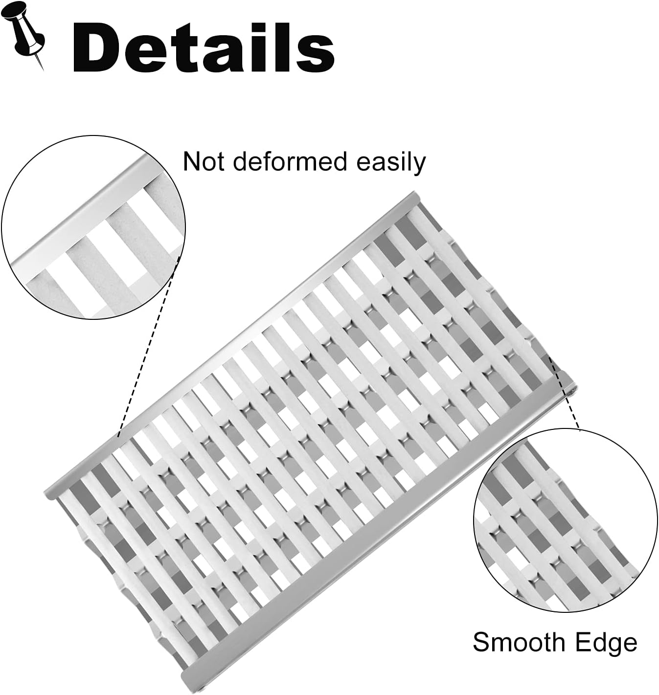 Grill Grates Replacement 54801 92911 for DCS Grill Parts, 36DBQAR, 36EBQAR, 48DBQAR, 48EBQAR, BGA36-BQARL, BGA36-BQARN, BGA48-BQARL, BGA48-BQARN, Heat Plate Ceramic Rods Briquette Radiant Tray