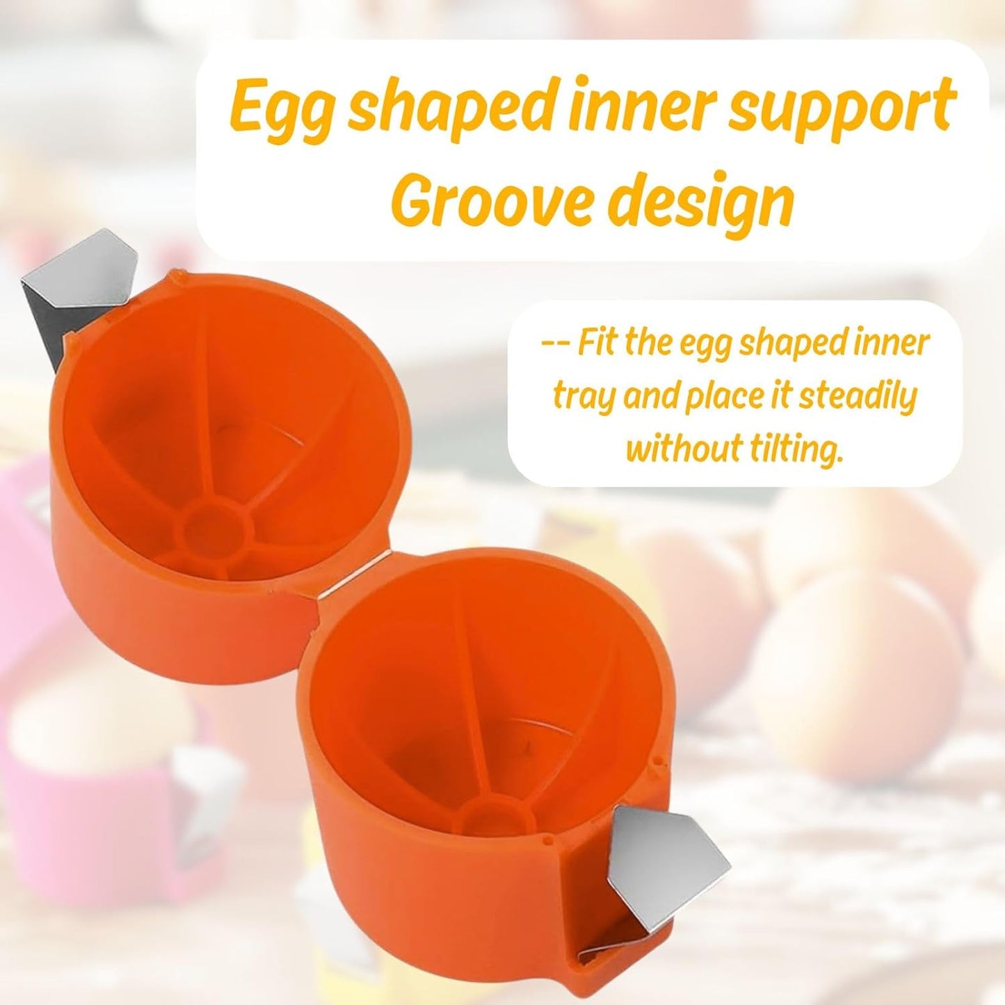 3PCs Egg Shell Opener - New Egg Cracker & Peeler Tool, Separator for Kitchen Gadgets