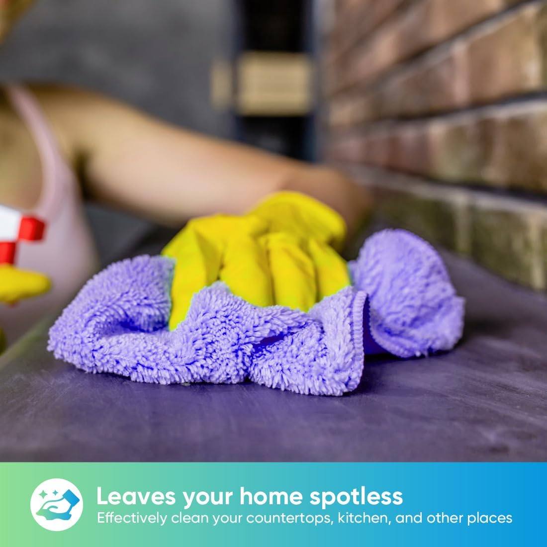 HOMEXCEL Purple Microfiber Cleaning Cloth, 12 Pack Premium Microfiber Towels for Cars, Lint Free, Scratch-Free, Highly Absorbent, Reusable Cleaning Rags for Car, Household, Kitchen, Window,11.5"X11.5"