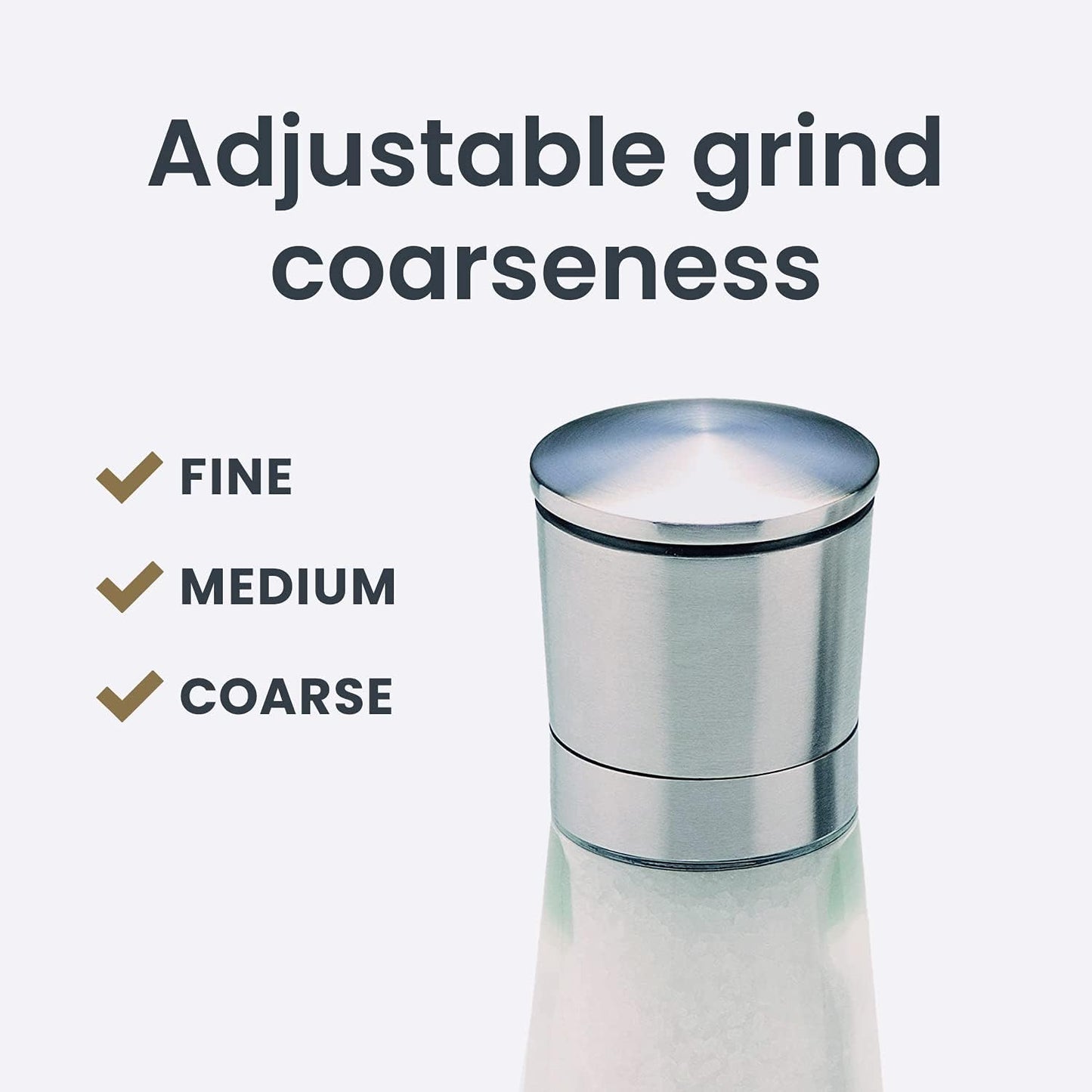 Olde Thompson Since 5.5" Bavaria Adjustable Salt Mill