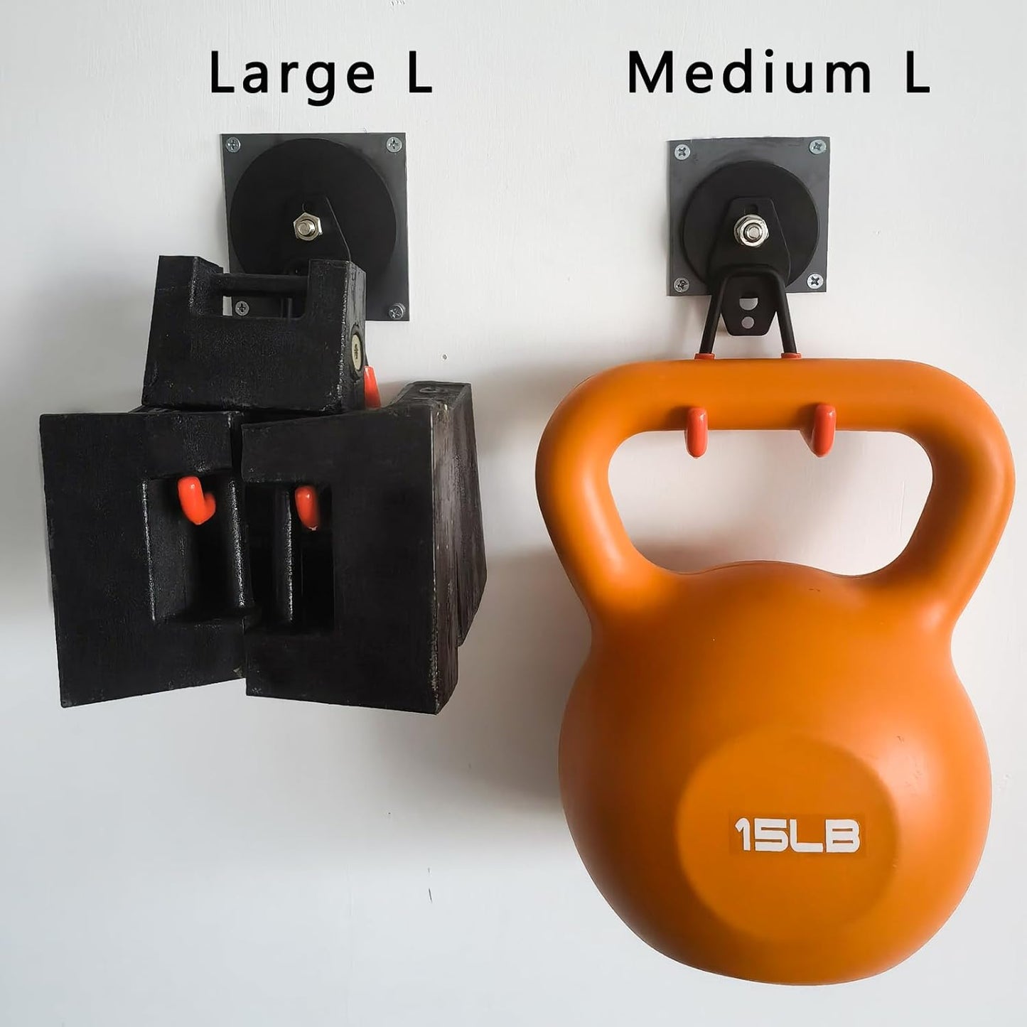 Heavy Duty Magnetic Garage Hook,4 Pack Strong Large Magnet Hooks for Power Drill,Garden Tools,Hose,Pegboard,Garage, Workshop,Magnetic Storage Hooks for Indoor Outdoor Hanging(Orange)