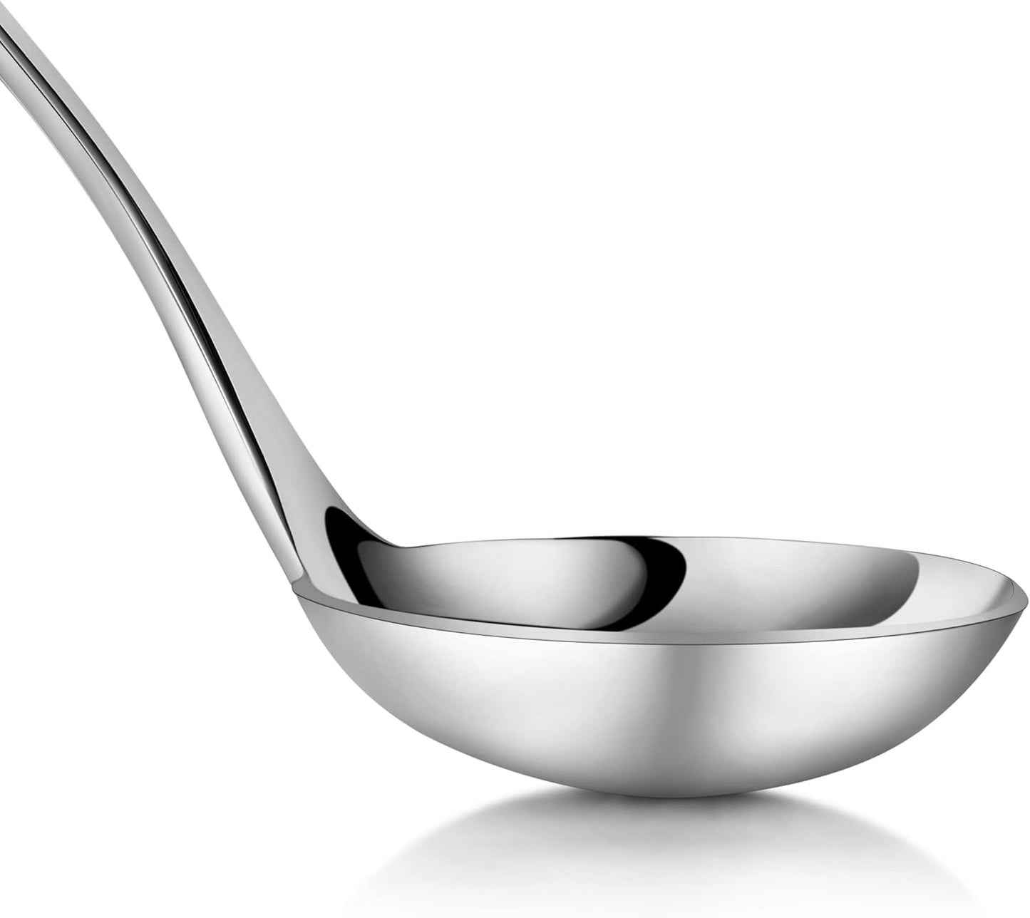 KEAWELL Austin Gravy Ladle, 18/10 Stainless Steel, 7.6 inch, Silver, Dishwasher Safe (2)