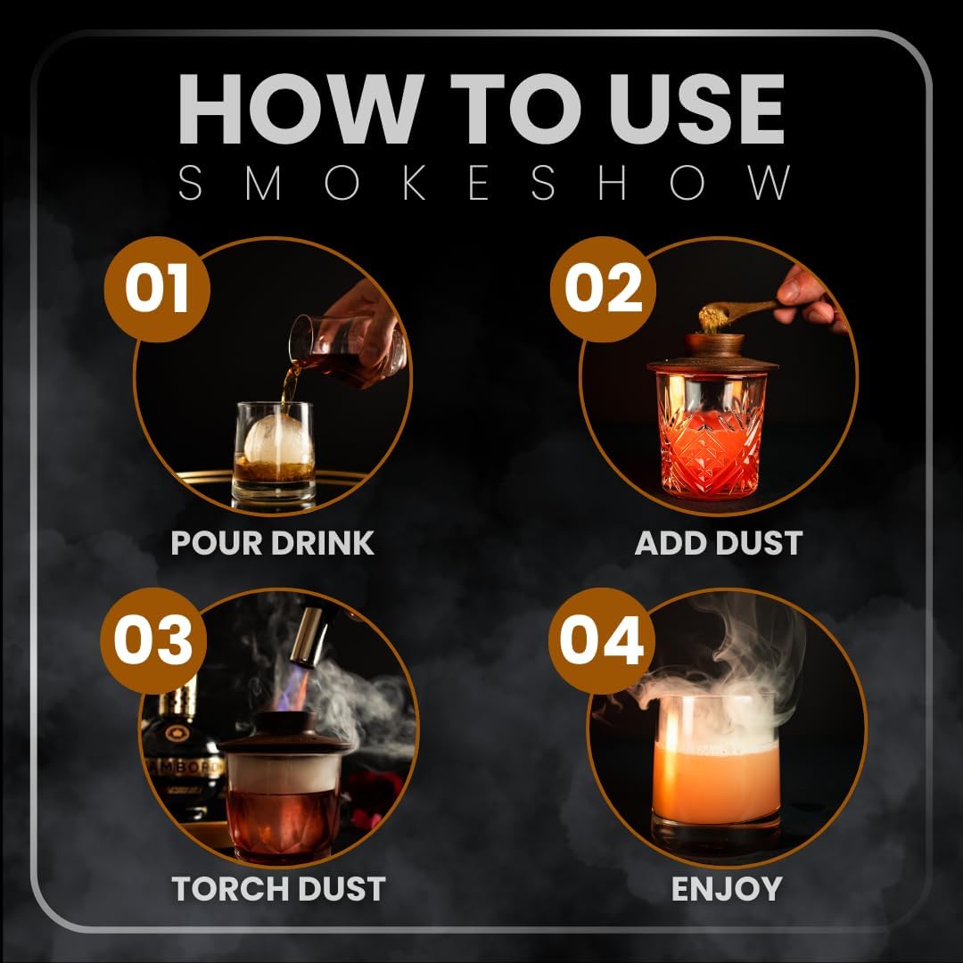 Bundle with Kitchen Torch, One Flavor of Wood Chips Bourbon Barrel (No Butane Included)