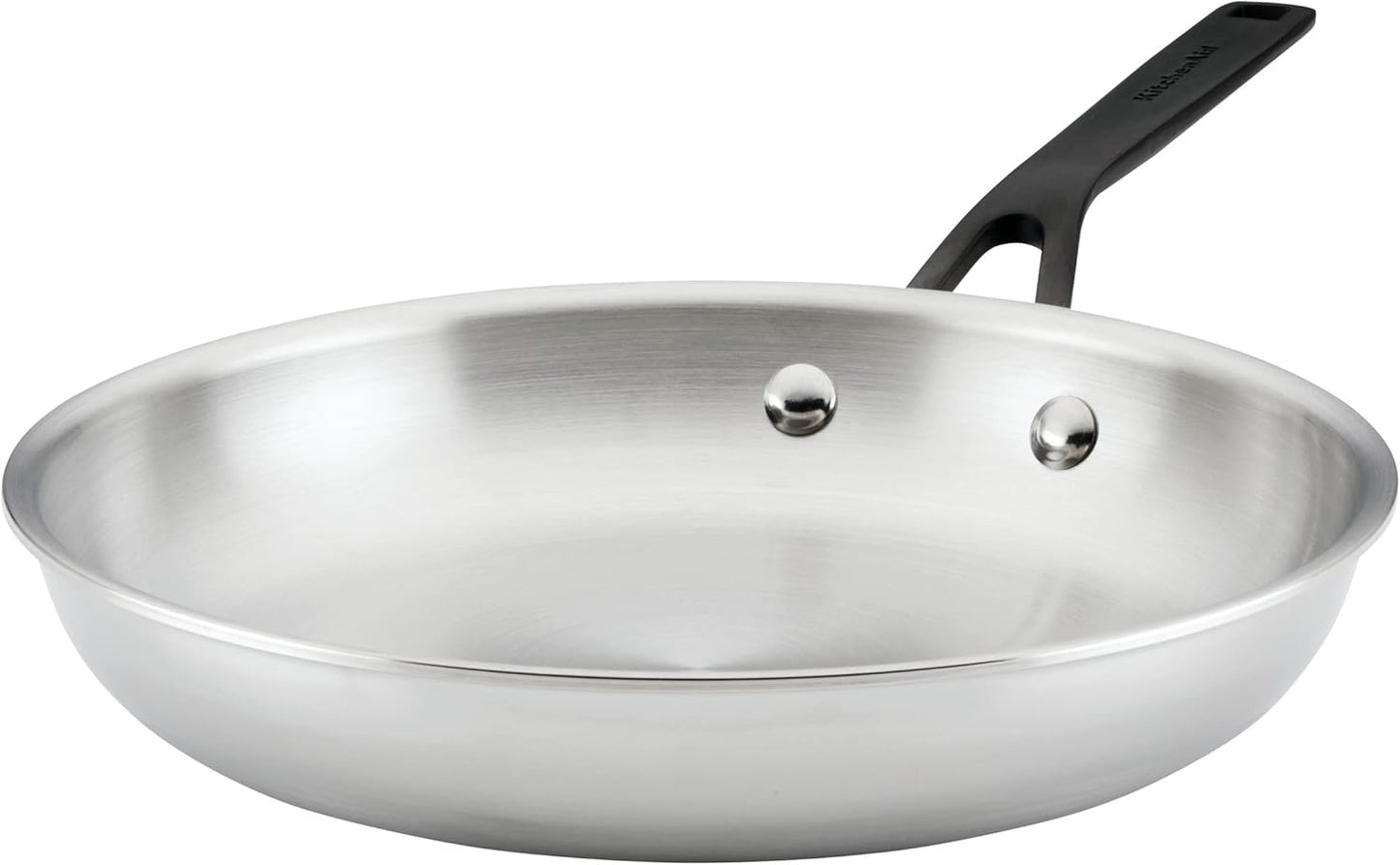 KitchenAid Polished Stainless Steel Frying Pan/Skillet, 10-Inch