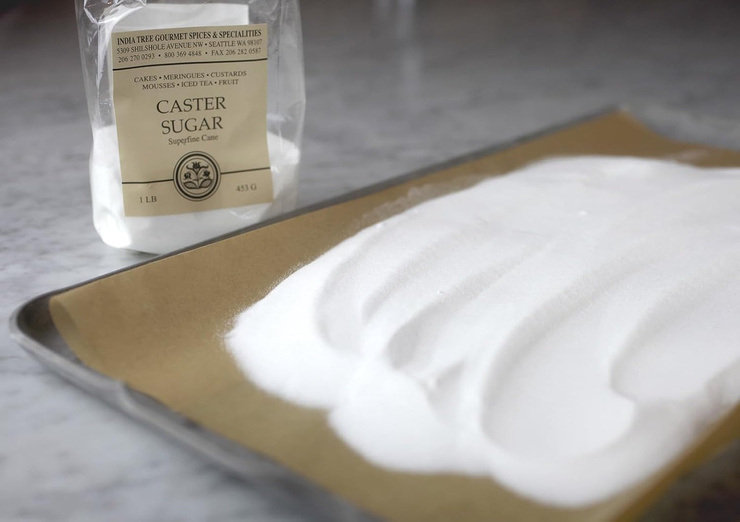 India Tree Superfine Caster Sugar, 1.75 lb | NonGMO, Gluten-Free Premium Baking & Dessert Cane Sugar