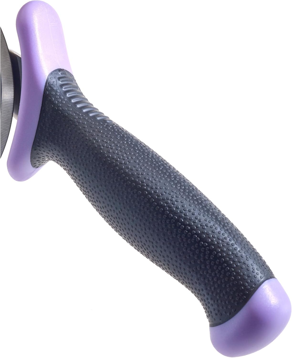 Mercer Culinary Millennia Pizza Cutter with Purple Handle, 4 Inch Wheel, Stainless Steel