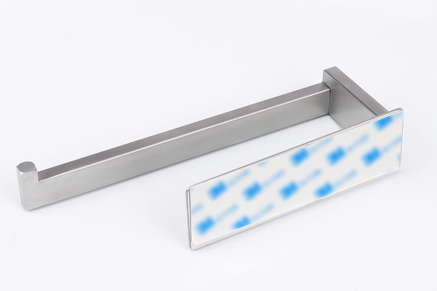 Hand Towel Holder, Strong Self Adhesive Hand Towel Ring, Thicken SUS304 Stainless Steel Hand Towel Bar/Rack, No Drilling Modern Hand Towel Hanger (Brushed Nickel, 9 in)