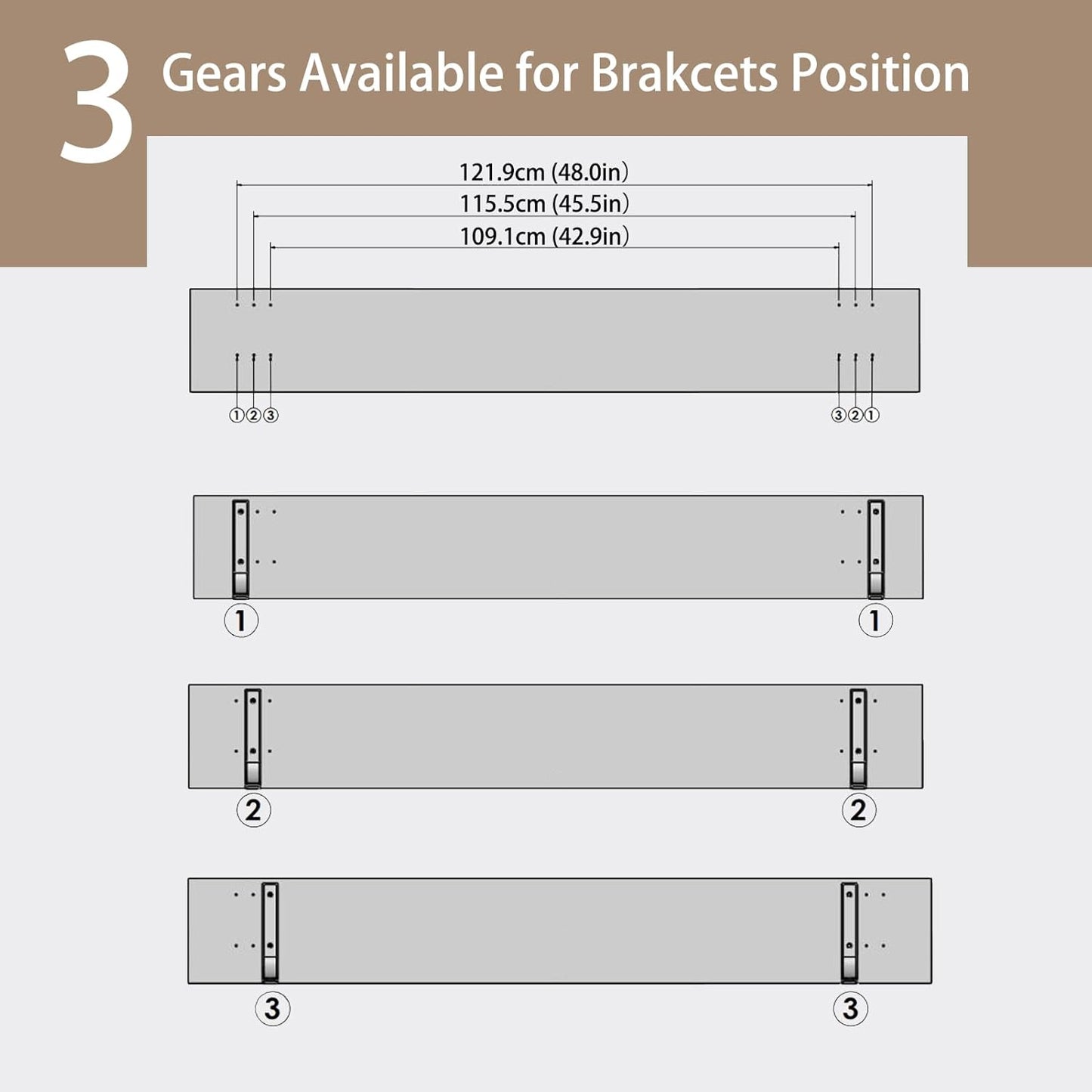 DINZI LVJ Long Wall Shelves, 55.1Inch Wall Mounted Shelves Set of 2, Extra Large Floating Storage Ledges with Sturdy Metal Brackets for Living Room, Bathroom, Bedroom, Kitchen, White