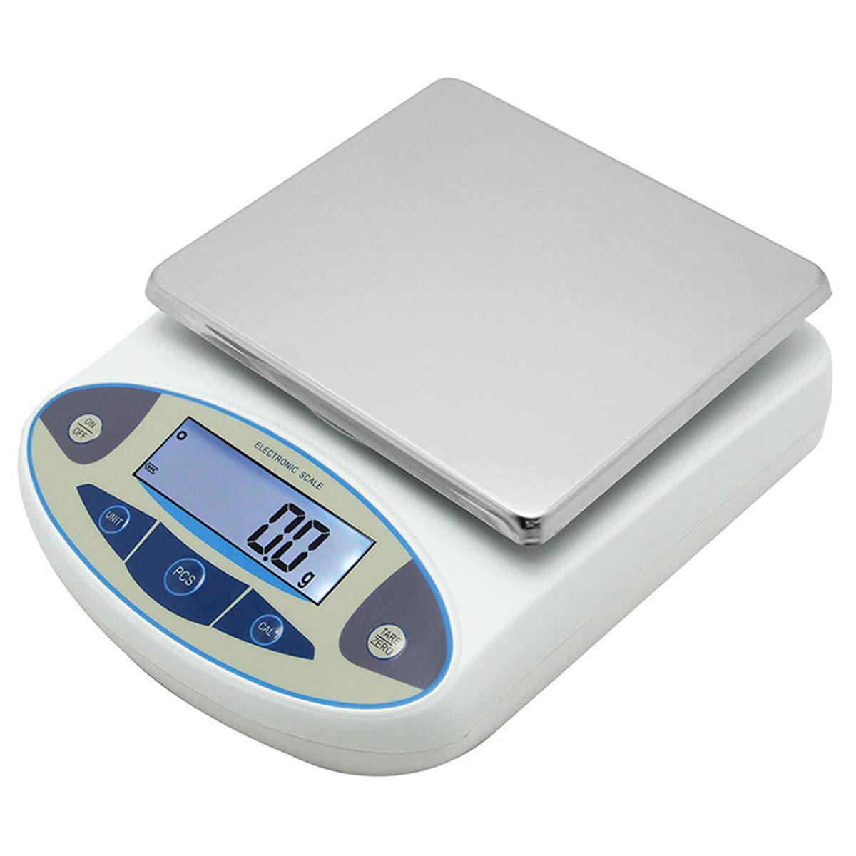 CGOLDENWALL Lab Scale 15kgx0.1g Digital Precision Scale Electronic Balance Laboratory Weighing Industrial Scale Kitchen Counting Scale Scientific Scale Calibrated 110V (15kg, 0.1g)