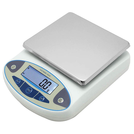 CGOLDENWALL Lab Scale 15kgx0.1g Digital Precision Scale Electronic Balance Laboratory Weighing Industrial Scale Kitchen Counting Scale Scientific Scale Calibrated 110V (15kg, 0.1g)