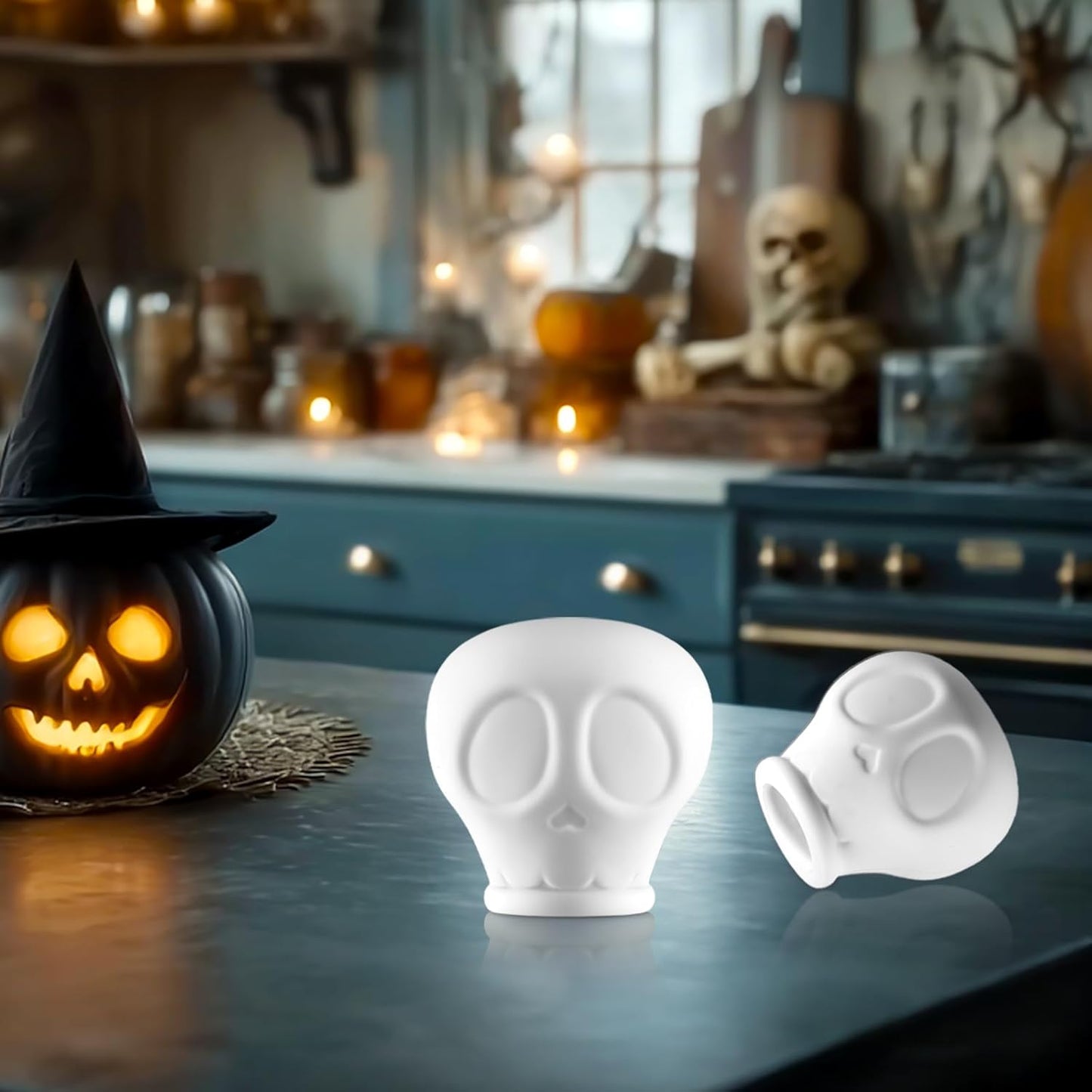 Skeleton Egg Separator Silicone Egg Separator For Raw Eggs Cute Kitchen Accessories Cool Kitchen Gadgets Baking Supplies For Home Bakers Gothic Home Decor