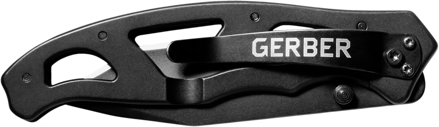 Gerber Gear Paraframe EDC Folding Pocket Knife with Safety Lock for Everyday Carry, Gifts for Men