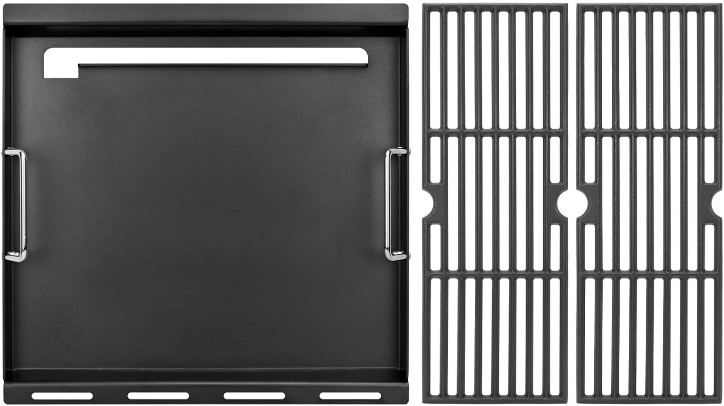 Griddle Inserts for Charbroil Performance 5 Burner Grill, Flat Top Griddle for Charbroil Grill 463275517 463243518 463243519 463275717 463372017 463348017, Replace for G470-0002-W1 G470-0003-W1