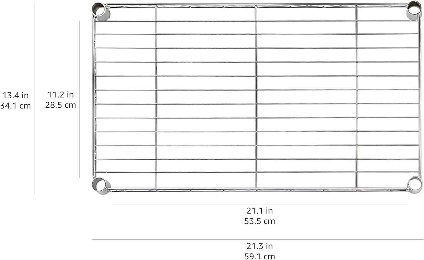 Amazon Basics Foldable Portable Laundry Drying Rack for Indoor Air Drying Clothing, 14.5 x 29.5 x 41.8 inches (LxWxH), Chrome Silver